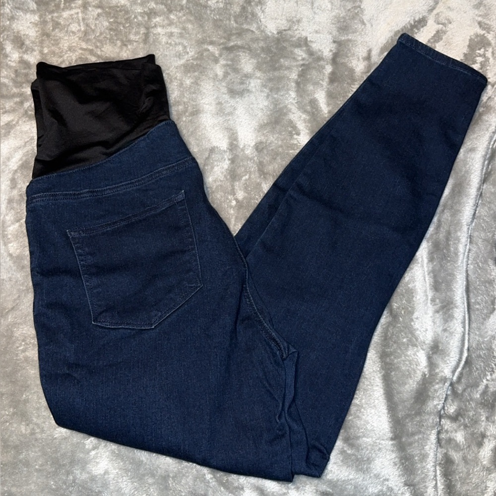 LOFT Blue Jeggings with Tapered Leg and Stretch Fit